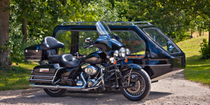 Motorcycle hearse